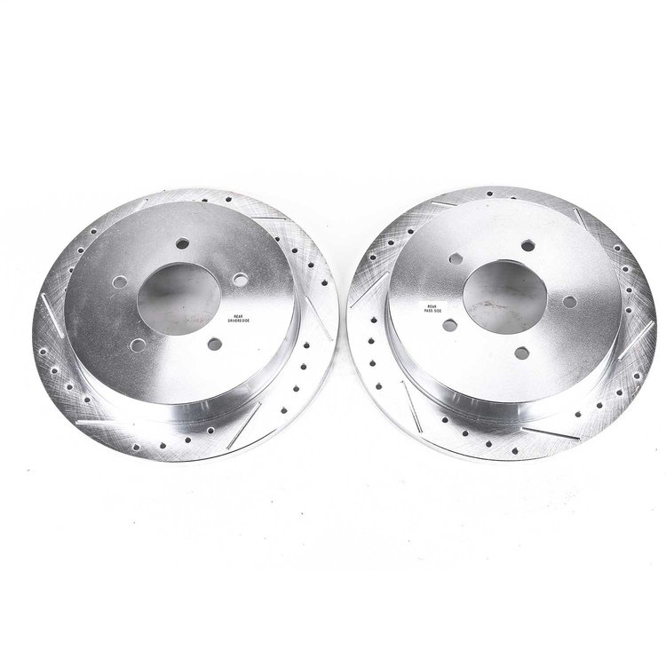 Power Stop Drilled And Slotted Brake Rotor