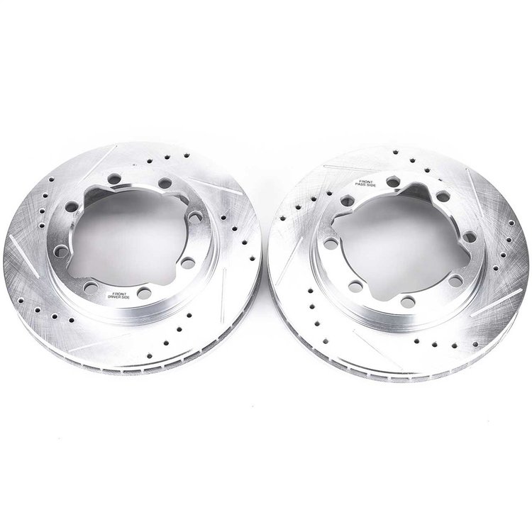 Power Stop Drilled And Slotted Brake Rotor