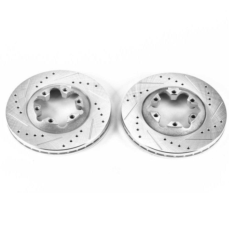 Power Stop Drilled And Slotted Brake Rotor