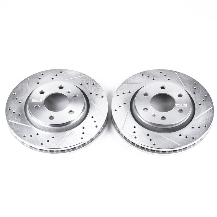 Power Stop Drilled And Slotted Brake Rotor