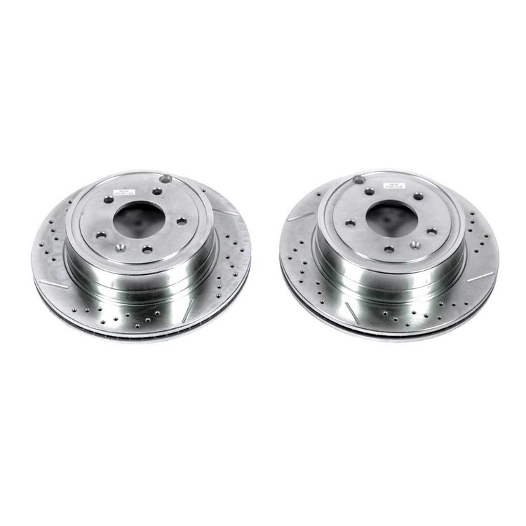 Power Stop Drilled And Slotted Brake Rotor
