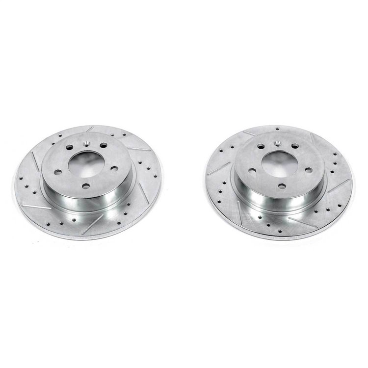 Power Stop Drilled And Slotted Brake Rotor