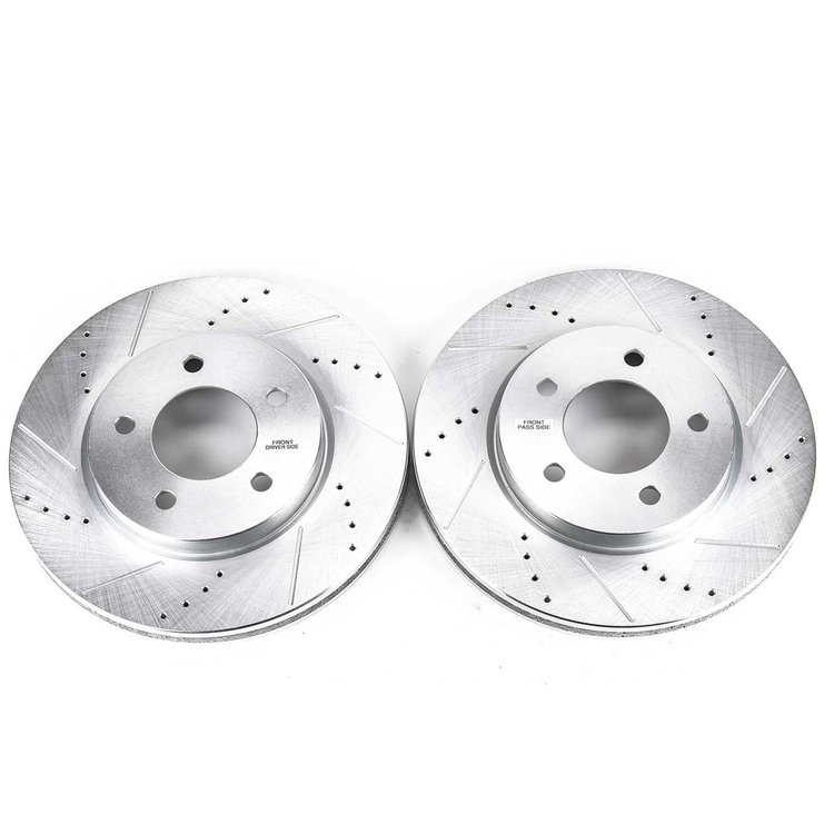 Power Stop Drilled And Slotted Brake Rotor