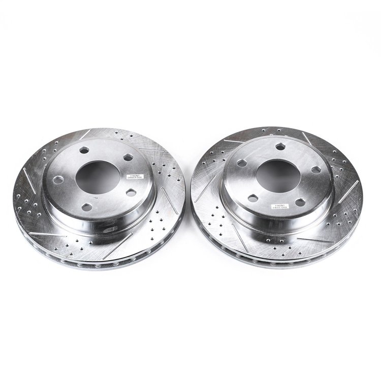 Power Stop Drilled And Slotted Brake Rotor