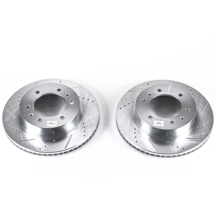 Power Stop Drilled And Slotted Brake Rotor
