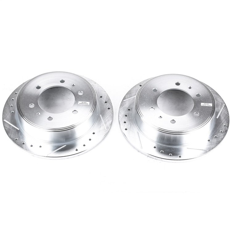 Power Stop Drilled And Slotted Brake Rotor