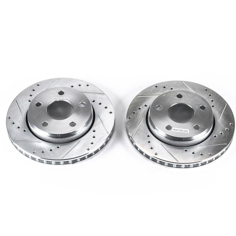 Power Stop Drilled And Slotted Brake Rotor
