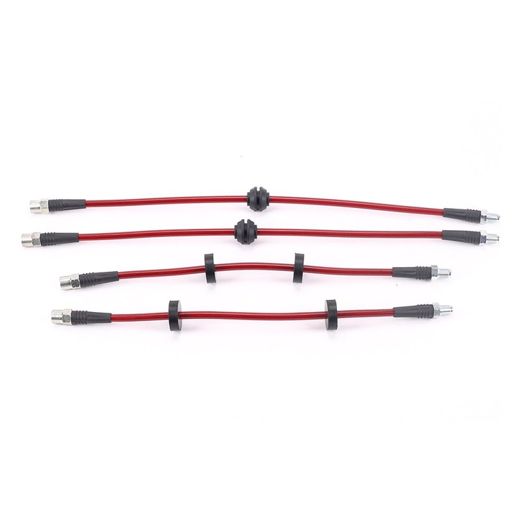 Braided Stainless Steel Hose Kit - 1998-2002 BMW Z3 M-Series - Front & Rear Set