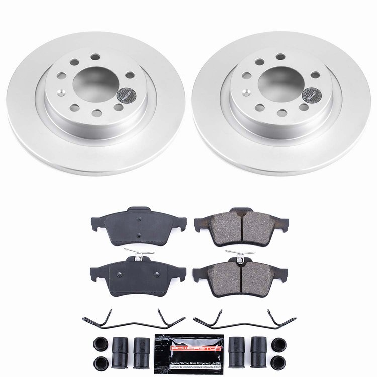 Z23 Daily Driver Premium Carbon-Fiber Ceramic Brake Pad and Fully Coated Rotor Kit for 2006-2009 Pontiac Solstice