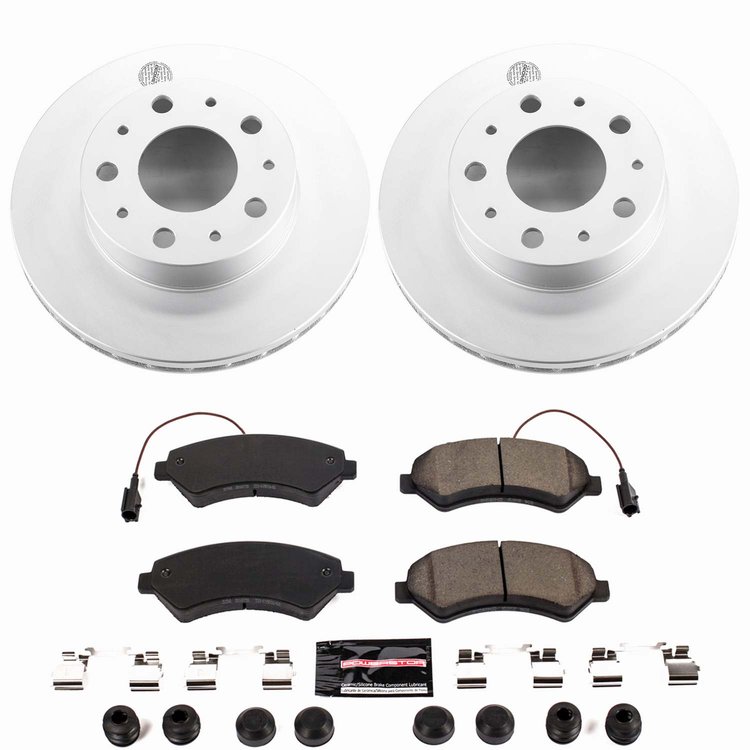 Z23 Daily Driver Premium Carbon-Fiber Ceramic Brake Pad and Fully Coated Rotor Kit for 2014-2025 Ram ProMaster 2500