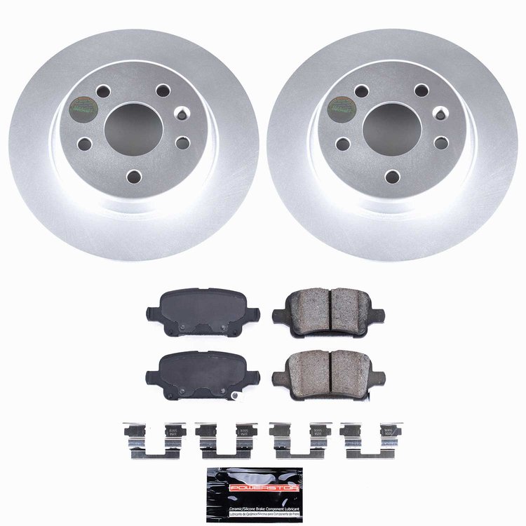 Z23 Daily Driver Premium Carbon-Fiber Ceramic Brake Pad and Fully Coated Rotor Kit for 2017-2019 Chevrolet Cruze