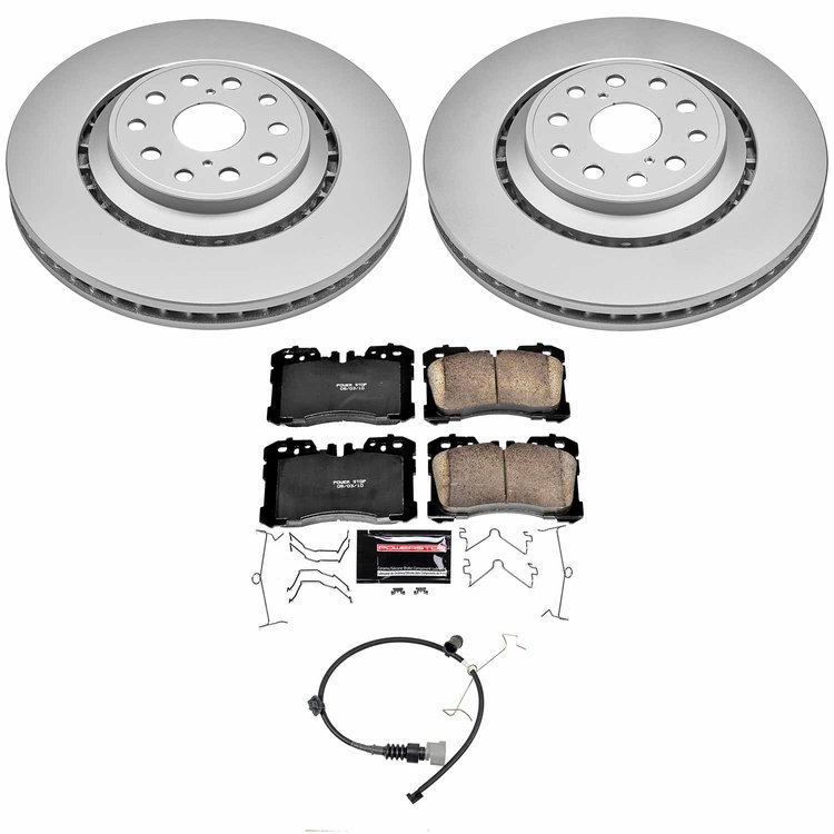 Z23 Daily Driver Premium Carbon-Fiber Ceramic Brake Pad and Fully Coated Rotor Kit for 2018-2023 Lexus LS500