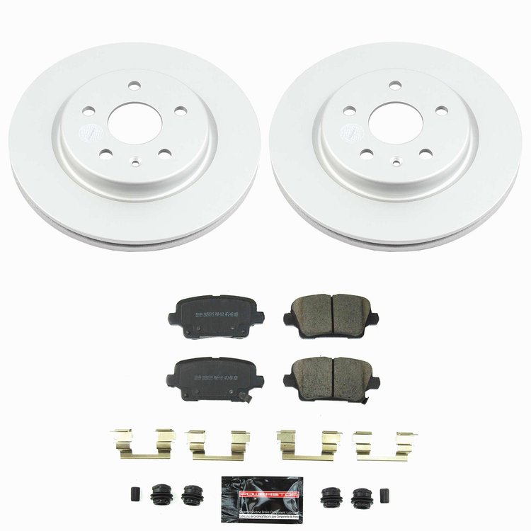Z23 Daily Driver Premium Carbon-Fiber Ceramic Brake Pad and Fully Coated Rotor Kit for 2021-2024 Buick Envision