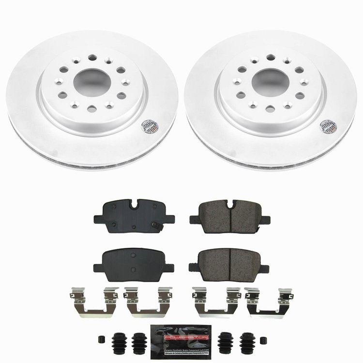 Z23 Daily Driver Premium Carbon-Fiber Ceramic Brake Pad and Fully Coated Rotor Kit for 2021-2024 Buick Enclave