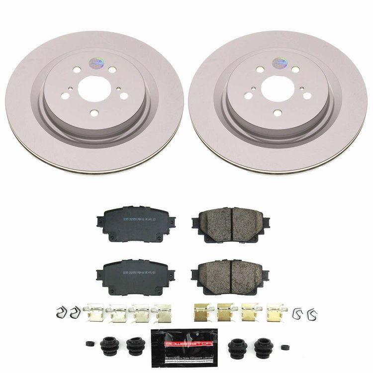 Z23 Daily Driver Premium Carbon-Fiber Ceramic Brake Pad and Fully Coated Rotor Kit for 2023-2025 Lexus RX350
