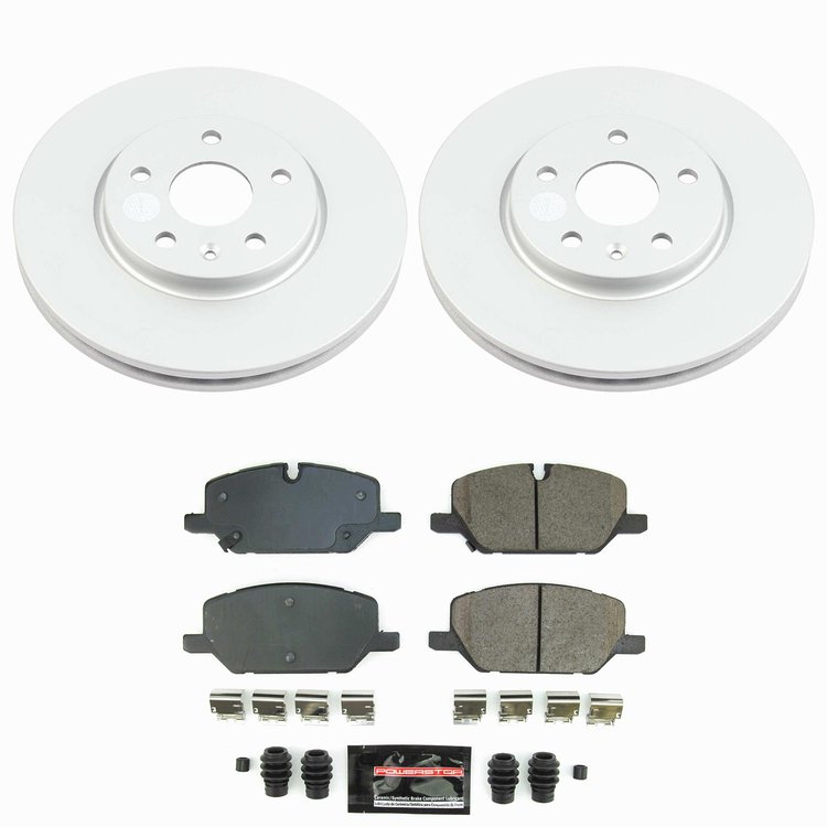 Z23 Daily Driver Premium Carbon-Fiber Ceramic Brake Pad and Fully Coated Rotor Kit for 2020-2024 Cadillac XT4