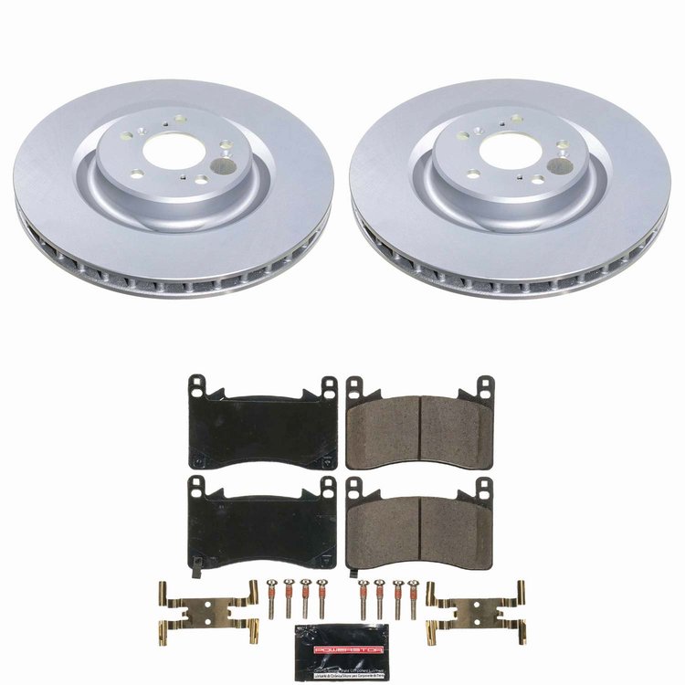 Z23 Daily Driver Premium Carbon-Fiber Ceramic Brake Pad and Fully Coated Rotor Kit for 2021-2025 Acura TLX