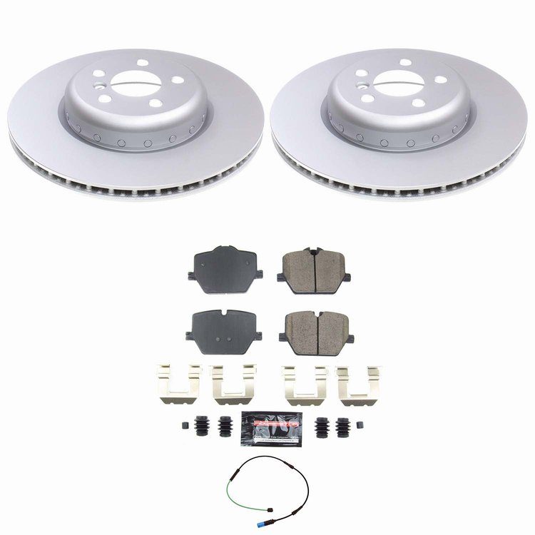 Z23 Daily Driver Premium Carbon-Fiber Ceramic Brake Pad and Fully Coated Rotor Kit for 2019-2024 BMW Z4
