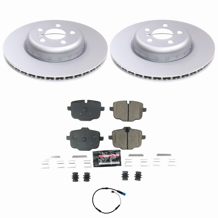 Z23 Daily Driver Premium Carbon-Fiber Ceramic Brake Pad and Fully Coated Rotor Kit for 2022-2025 BMW iX
