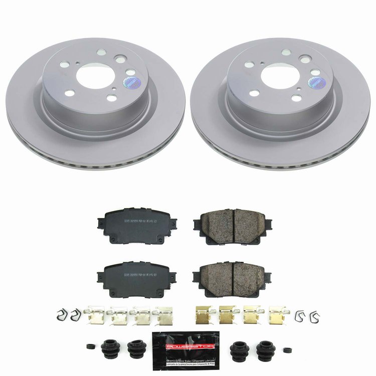 Z23 Daily Driver Premium Carbon-Fiber Ceramic Brake Pad and Fully Coated Rotor Kit for 2023-2025 Lexus RC350