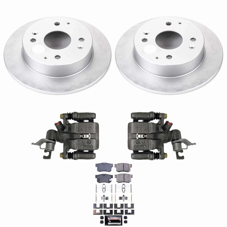 Z23 Daily Driver Premium Carbon-Fiber Ceramic Pad, Fully Coated Rotor, and Caliper Kit for 1998-2002 Honda Accord