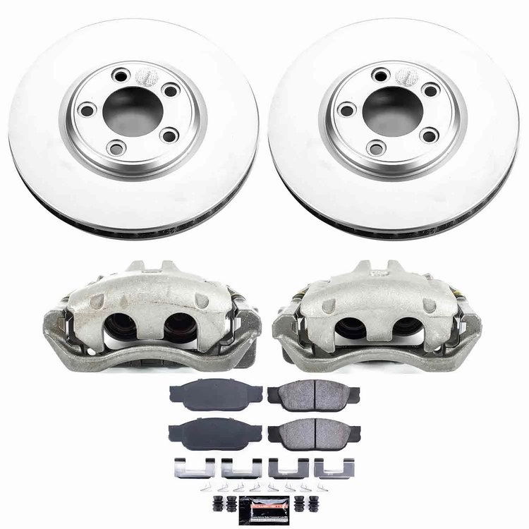 Z23 Daily Driver Premium Carbon-Fiber Ceramic Pad, Fully Coated Rotor, and Caliper Kit for 2000-2002 Jaguar S-Type
