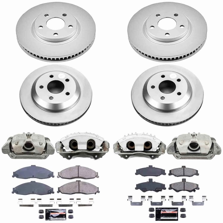 Z23 Daily Driver Premium Carbon-Fiber Ceramic Pad, Fully Coated Rotor, and Caliper Kit for 1998-2002 Chevrolet Camaro