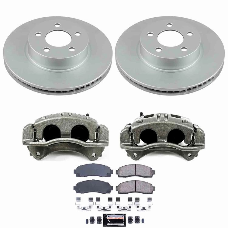 Z23 Daily Driver Premium Carbon-Fiber Ceramic Pad, Fully Coated Rotor, and Caliper Kit for 2005-2007 Mazda B3000