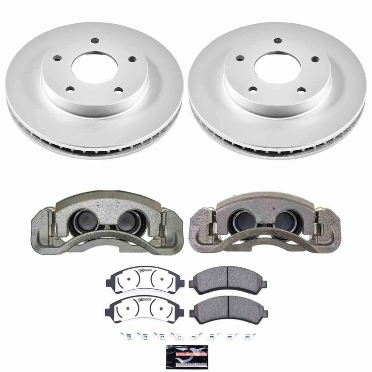 Z36 Truck and Tow Premium Carbon-Fiber Ceramic Pad, Fully Coated Rotor, and Caliper Kit for 1997-2005 Chevrolet Blazer