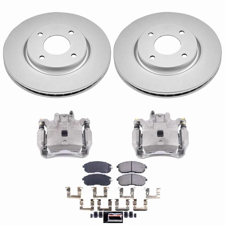 Z23 Daily Driver Premium Carbon-Fiber Ceramic Pad, Fully Coated Rotor, and Caliper Kit for 2007-2012 Nissan Versa