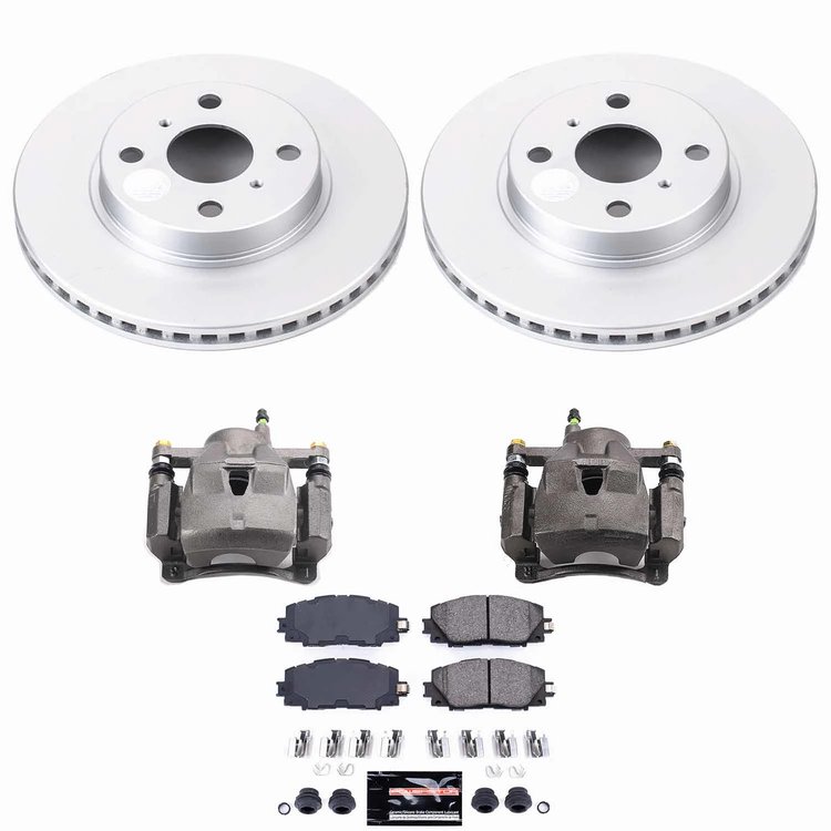 Z23 Daily Driver Premium Carbon-Fiber Ceramic Pad, Fully Coated Rotor, and Caliper Kit for 2007-2018 Toyota Yaris