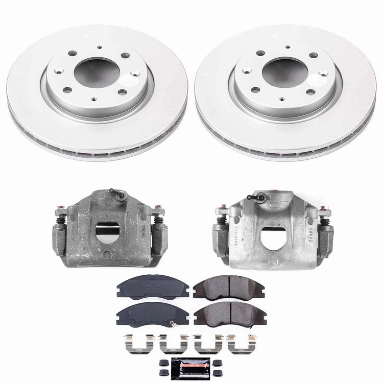 Z23 Daily Driver Premium Carbon-Fiber Ceramic Pad, Fully Coated Rotor, and Caliper Kit for 2004-2009 Kia Spectra