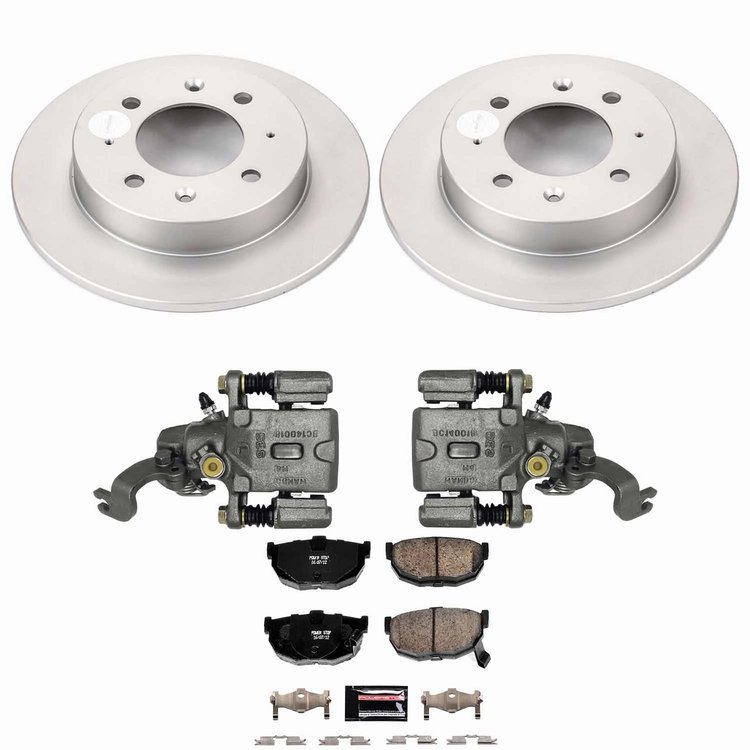 Z23 Daily Driver Premium Carbon-Fiber Ceramic Pad, Fully Coated Rotor, and Caliper Kit for 2004-2009 Kia Spectra