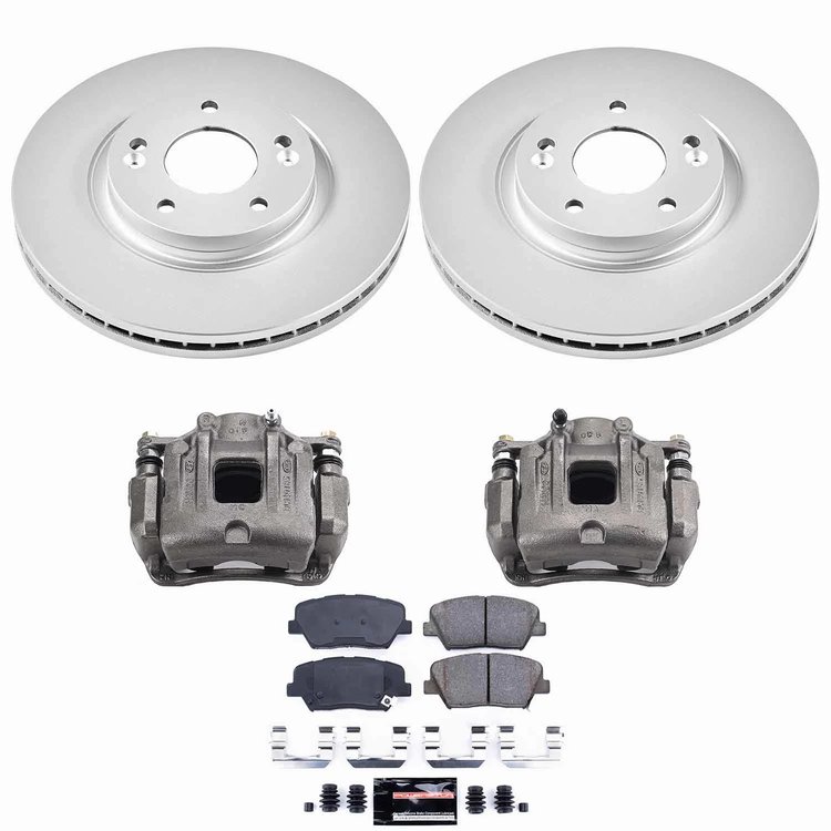 Z23 Daily Driver Premium Carbon-Fiber Ceramic Pad, Fully Coated Rotor, and Caliper Kit for 2011-2013 Kia Sorento