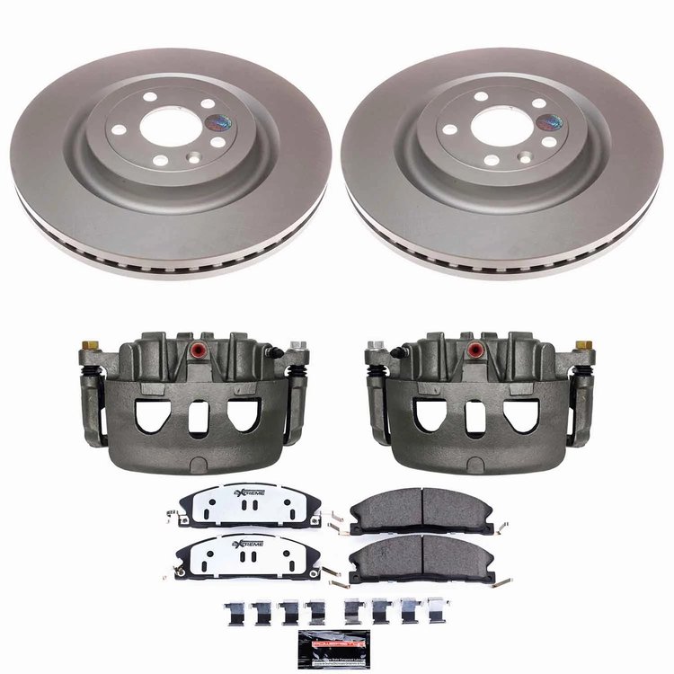 Z36 Truck and Tow Premium Carbon-Fiber Ceramic Pad, Fully Coated Rotor, and Caliper Kit for 2013-2017 Ford Explorer