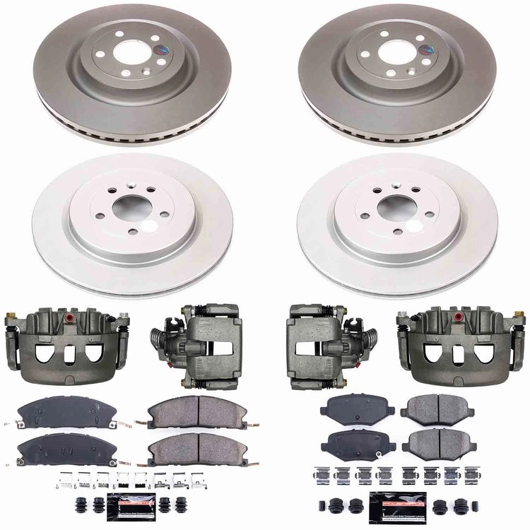 Z23 Daily Driver Premium Carbon-Fiber Ceramic Pad, Fully Coated Rotor, and Caliper Kit for 2013-2017 Ford Explorer