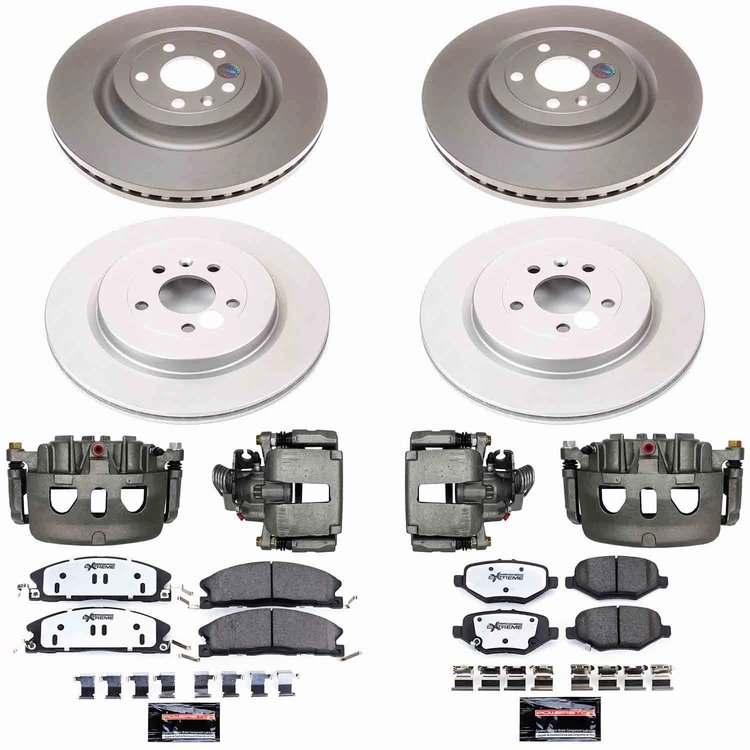Z36 Truck and Tow Premium Carbon-Fiber Ceramic Pad, Fully Coated Rotor, and Caliper Kit for 2013-2017 Ford Explorer