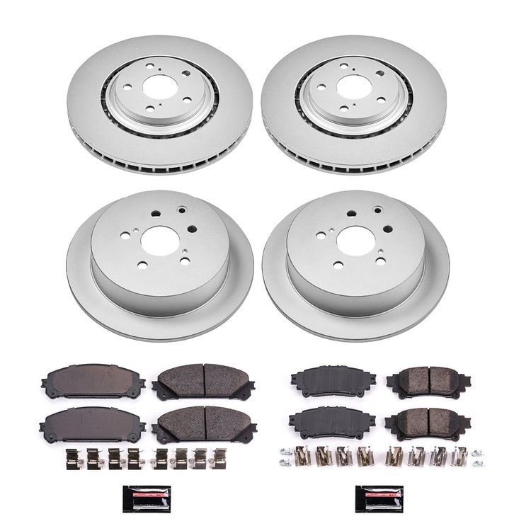 Z17 Evolution Geomet-Coated Complete Brake Pad and Rotor Kit