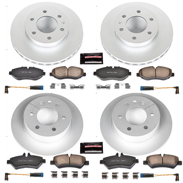 Performance Brake Upgrade Kit Cross-Drilled and Slotted Rotors