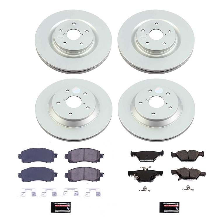Z17 Evolution Sport Fully-Coated Rotor Brake Kit Fits Subaru Forester Sport Limited Touring [2019-2021]