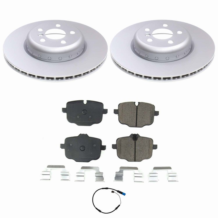 Evolution Coated Rotor And Low-Dust Ceramic Brake Pad Kit for 2022-2025 BMW iX