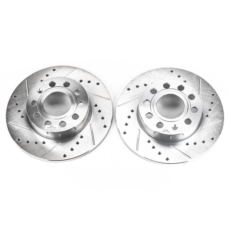 Power Stop Drilled And Slotted Brake Rotor