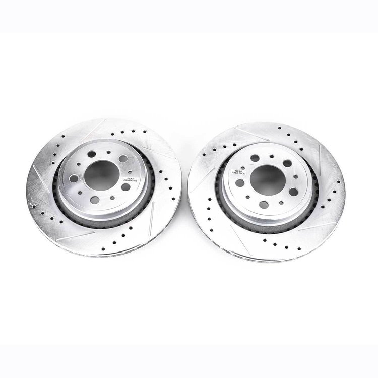 Power Stop Drilled And Slotted Brake Rotor