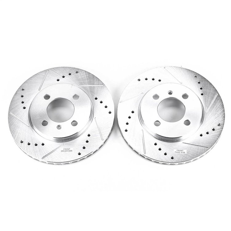 Power Stop Drilled And Slotted Brake Rotor