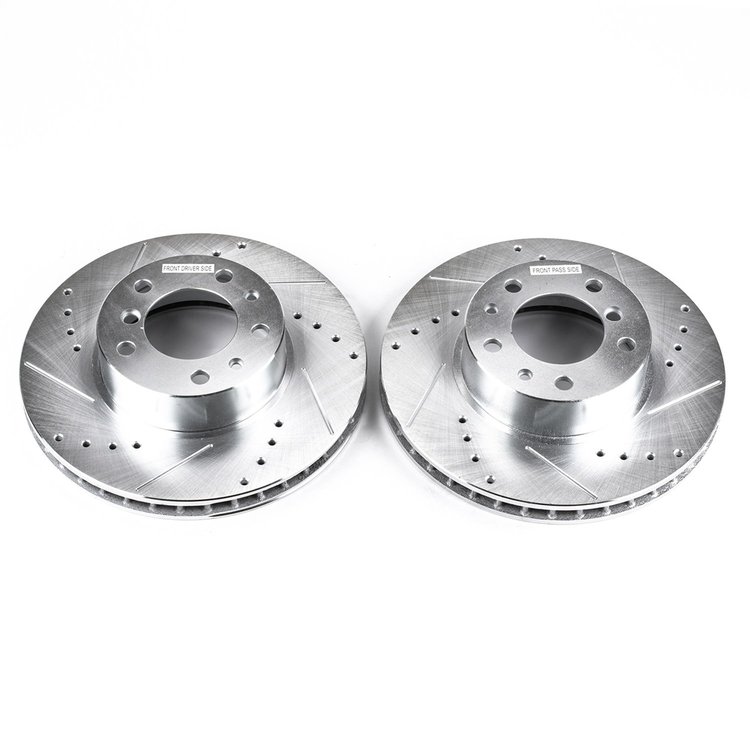Power Stop Drilled And Slotted Brake Rotor
