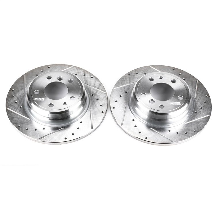 Power Stop Drilled And Slotted Brake Rotor