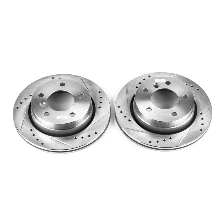 Power Stop Drilled And Slotted Brake Rotor
