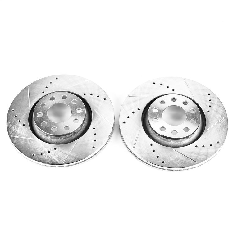 Power Stop Drilled And Slotted Brake Rotor