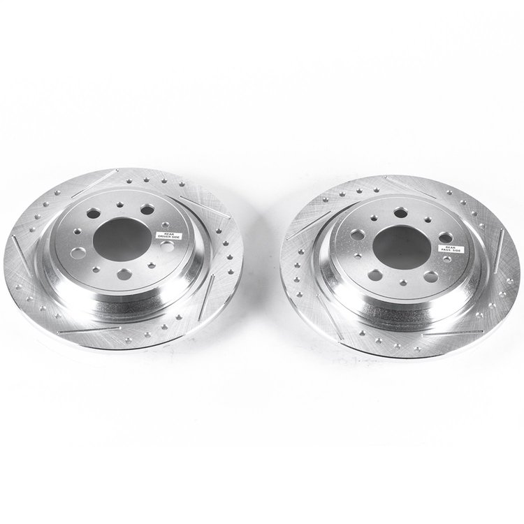 Power Stop Drilled And Slotted Brake Rotor