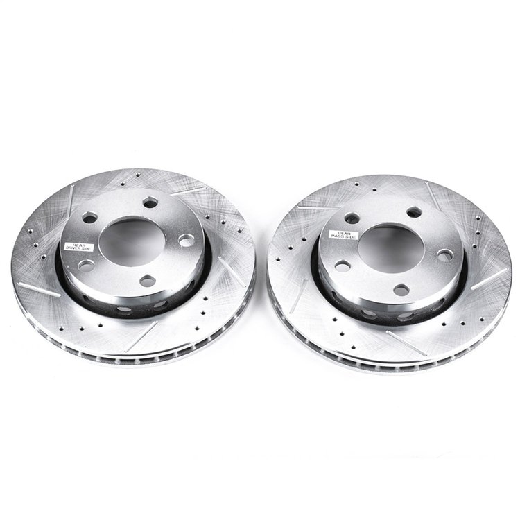 Power Stop Drilled And Slotted Brake Rotor